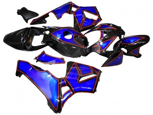 Carénages Moto Honda CBR600RR 2005-2006 - Bleu Noir Rouge Doubler