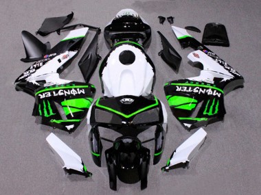 Achetez Carénages Moto Honda CBR600RR 2005-2006 - Blanc Noir Vert Monstre