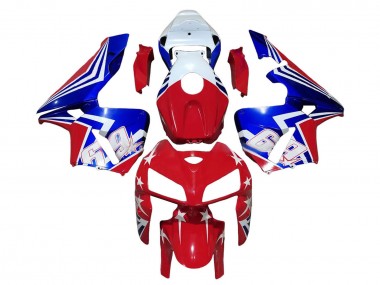 Achetez Carénages Moto Honda CBR600RR 2005-2006 - Rouge Blanc Bleu 69