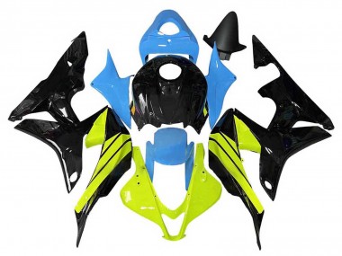 Achetez Carénages Moto Honda CBR600RR 2007-2008 - Bleu Jaune Noir Brillant