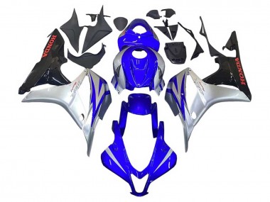 Achetez Carénages Moto Honda CBR600RR 2007-2008 - Argent Bleu Noir Brillant Courses