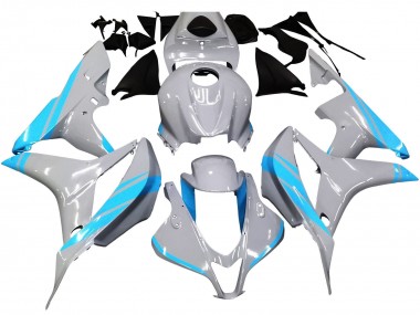 Achetez Carénages Moto Honda CBR600RR 2007-2008 - Gris Brillant Bleu Clair