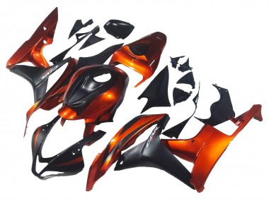 Achetez Carénage Moto Honda CBR600RR 2007-2008 - Orange Noir Mat