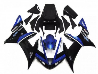 Achetez Carénages Moto Yamaha YZF R1 2002-2003 - Noir Blanc Bleu