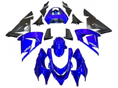 Achetez Carénages Moto Kawasaki ZX10R 2004-2005 - Bleu Noir Ninja