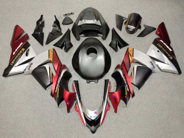 Achetez Carénages Moto Kawasaki ZX10R 2004-2005 - Noir Argent Rouge Orange