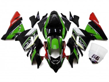 Achetez Carénages Moto Kawasaki ZX10R 2004-2005 - Blanc Noir Vert Elf