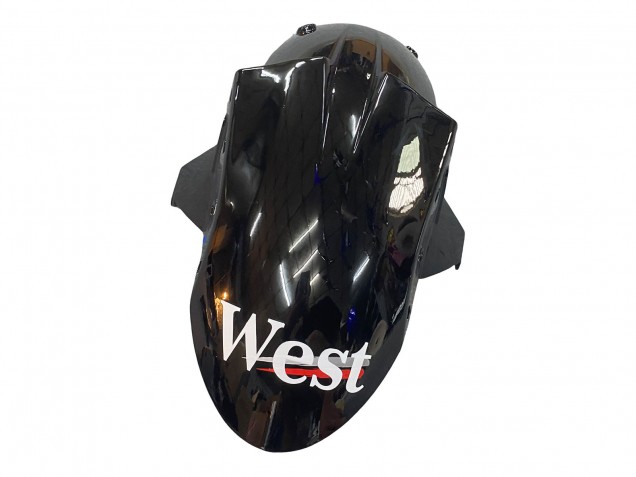 Carénages Moto Kawasaki ZX10R 2004-2005 - Blanc Noir West Ninja