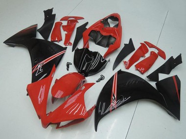 Achetez Carénages Moto Yamaha YZF R1 2012-2014 - Rouge Noir Brillant
