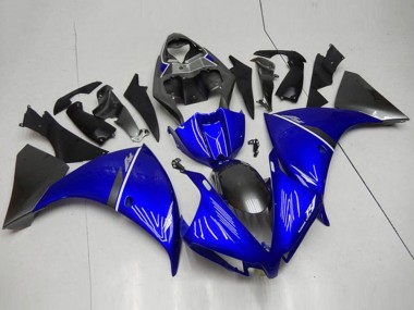 Achetez Carénages Moto Yamaha YZF R1 2012-2014 - Bleu Blanc Noir Brillant