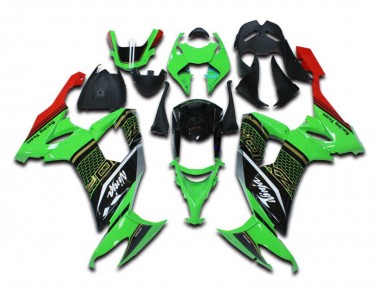 Achetez Carénages Moto Kawasaki ZX10R 2006-2007 - Vert Rouge Noir