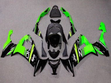 Achetez Carénages Moto Kawasaki ZX10R 2008-2010 - Vert Blanc Noir Brillant