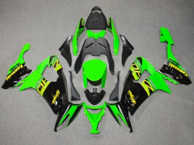 Achetez Carénages Moto Kawasaki ZX10R 2008-2010 - Vert Noir Brillant Jaune