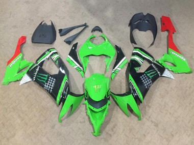 Achetez Carénages Moto Kawasaki ZX10R 2008-2010 - Vert Blanc Noir Rouge Monstre