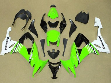 Achetez Carénage Moto Kawasaki ZX10R 2008-2010 - Blanc Vert Noir