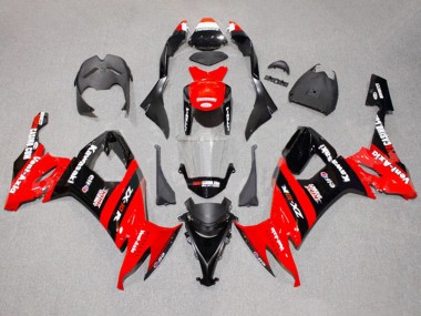 Achetez Carénages Moto Kawasaki ZX10R 2008-2010 - Rouge Noir Kick Elf