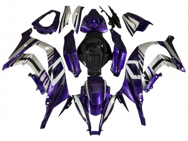 Achetez Carénages Moto Kawasaki ZX10R 2008-2010 - Violet Argent Noir