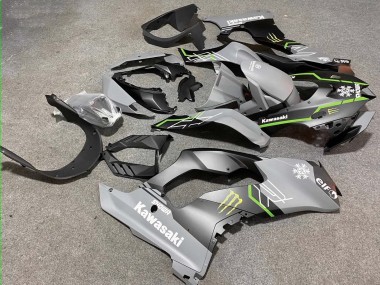Achetez Carénages Moto Kawasaki ZX10R 2021-2025 - Gris Noir Mat Vert Blanc Elf Neige Monstre