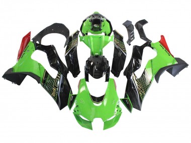Achetez Carénage Moto Kawasaki ZX10R 2021-2025 - Vert Noir Rouge Rayon de Miel