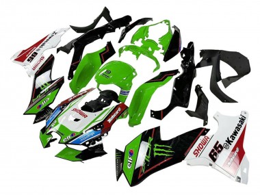 Achetez Carénages Moto Kawasaki ZX10R 2021-2025 - Vert Noir Blanc Rouge Bleu Showr Elf Monstre