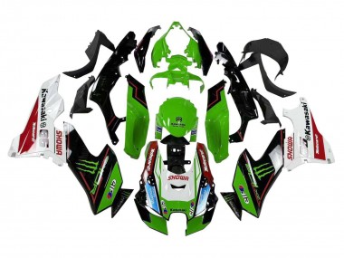 Achetez Carénages Moto Kawasaki ZX10R 2021-2025 - Vert Noir Blanc Rouge Bleu Showr Elf Monstre