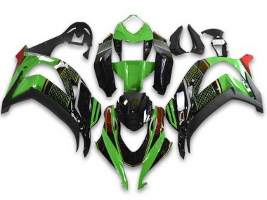 Achetez Carénages Moto Kawasaki ZX10R 2021-2025 - Vert Noir Rouge Rayon de Miel
