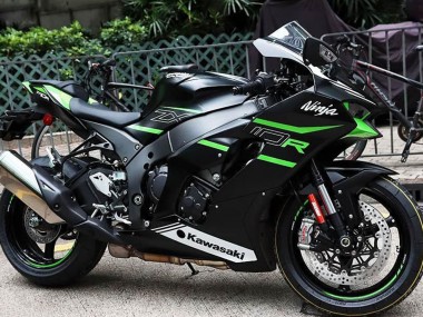 Achetez Carénages Moto Kawasaki ZX10R 2021-2025 - Noir Vert Blanc