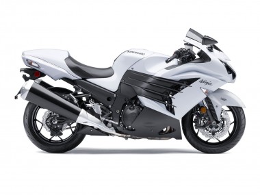 Achetez Carénages Moto Kawasaki ZX14R ZZR1400 2012-2024 - Blanc Noir Mat