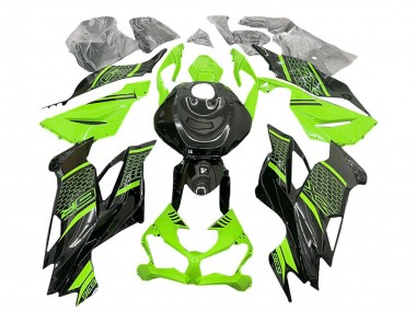 Achetez Carénages Moto Kawasaki ZX6R 2019-2022 - Vert Noir Rayon de Miel