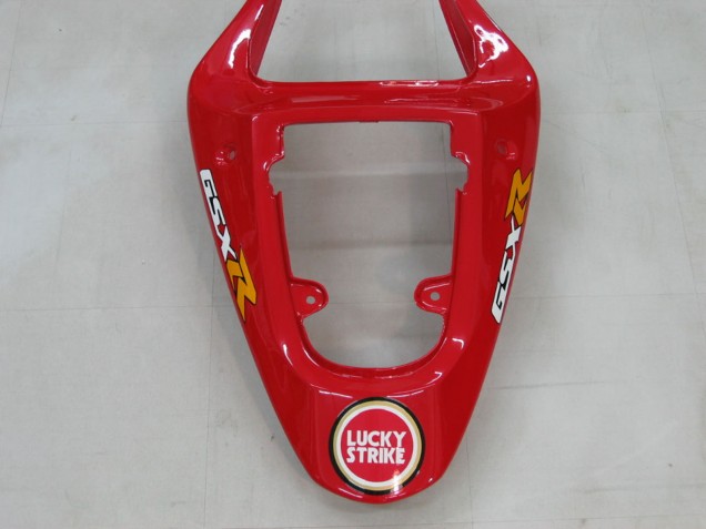 Carénages Moto Suzuki GSXR1000 2000-2002 - Blanc Rouge Lucky Strike