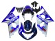 Carénages Moto Suzuki GSXR1000 2000-2002 - Bleu Blanc Argent Castrol Dunlop