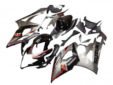 Achetez Carénage Moto Suzuki GSXR 1000 2005-2006 - Argent Noir Rouge