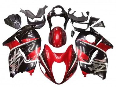 Achetez Carénages Moto Suzuki GSXR 1300 Hayabusa 1996-2007 - Rouge Noir Brillant Hayabusa