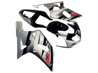 Achetez Carénage Moto Suzuki GSXR 600 / GSXR 750 2001-2003 - Argent Noir Brillant Rouge