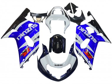 Achetez Carénages Moto Suzuki GSXR 600 / GSXR 750 2001-2003 - Bleu Blanc Noir Brillant Rouge