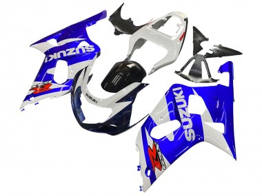 Achetez Carénage Moto Suzuki GSXR 600 / GSXR 750 2001-2003 - Blanc Bleu Noir Brillant Rouge