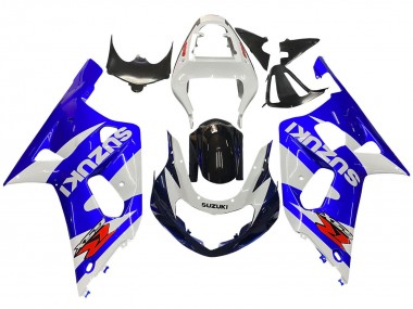 Achetez Carénage Moto Suzuki GSXR 600 / GSXR 750 2001-2003 - Blanc Bleu Noir Brillant Rouge