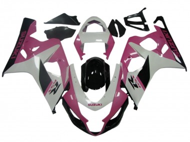Achetez Carénages Moto Suzuki GSXR 600 / GSXR 750 2004-2005 - Blanc Rose Noir