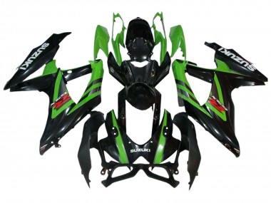 Achetez Carénages Moto Suzuki GSXR 600 / GSXR 750 2008-2010 - Vert Noir Brillant