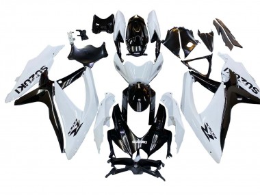 Achetez Carénage Moto Suzuki GSXR 600 / GSXR 750 2008-2010 - Blanc Noir