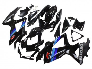Achetez Carénages Moto Suzuki GSXR 600 / GSXR 750 2008-2010 - Noir Brillant Bleu