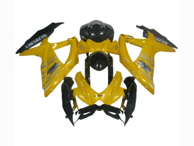 Achetez Carénages Moto Suzuki GSXR 600 / GSXR 750 2008-2010 - Jaune Noir Brillant