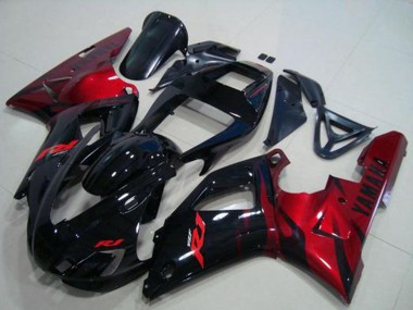 Achetez Carénages Moto Yamaha YZF R1 1998-1999 - Noir Brillant Rouge