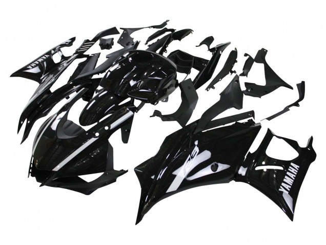 Carénages Moto Yamaha YZF R3/R25 2019-2021 - Noir Brillant Blanc