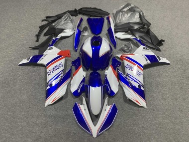 Achetez Carénages Moto Yamaha YZF R3/R25 2019-2021 - Blanc Bleu Rouge Semakin Didepan