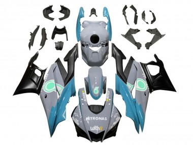 Achetez Carénages Moto Yamaha YZF R3/R25 2019-2021 - Nardo Gris Bleu Noir Petronas