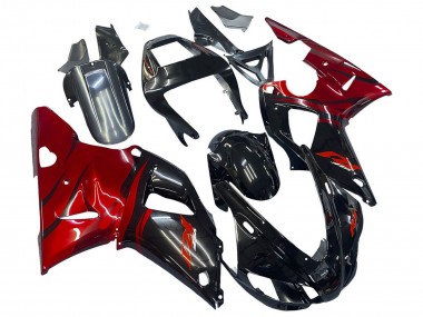 Achetez Carénages Moto Yamaha YZF 1000 R1 1998-1999 - Noir Brillant Rouge
