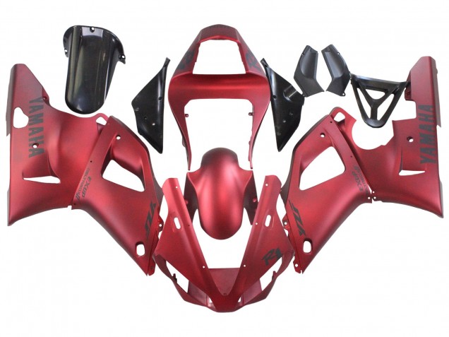 Carénages Moto Yamaha YZF 1000 R1 2000-2001 - Rouge Mat