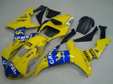 Achetez Carénages Moto Yamaha YZF R1 2002-2003 - Jaune Bleu Chameau Motul