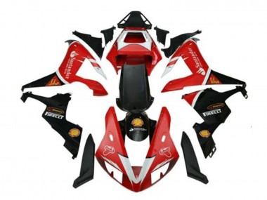 Achetez Carénages Moto Yamaha YZF 1000 R1 2002-2003 - Rouge Argent Noir Santander